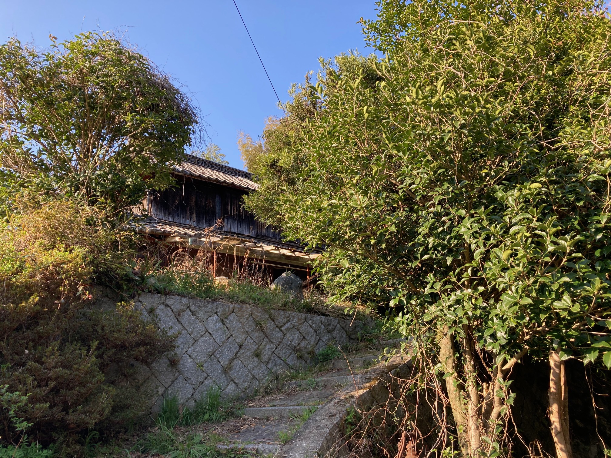 【山口県柳井市伊保庄】土地（建物がある宅地）あげます！譲ります！